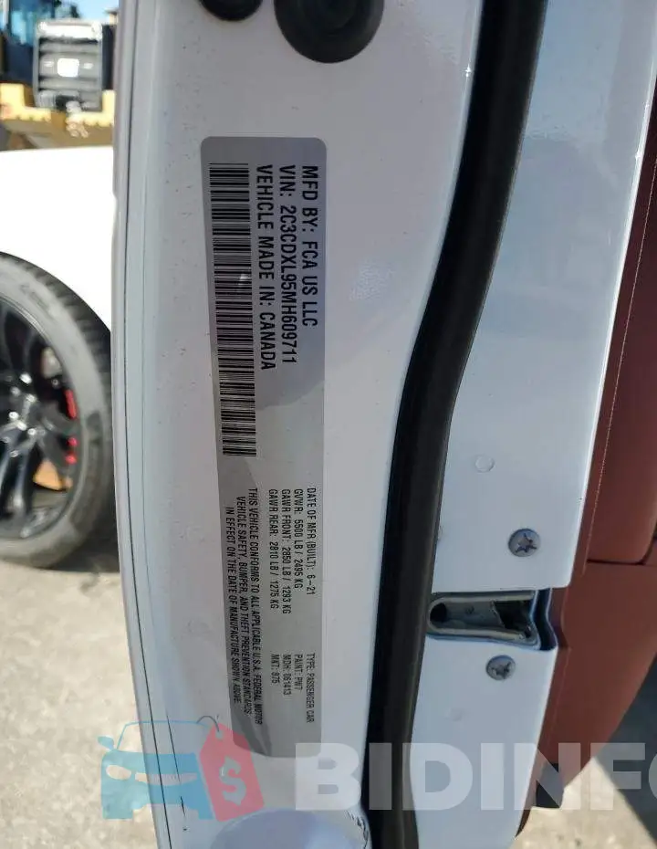 2C3CDXL95MH609711 Photo# 12