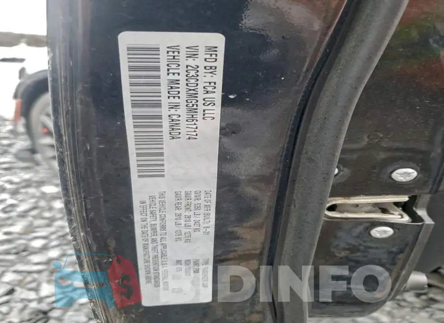 2C3CDXMG5MH617174 Photo# 13