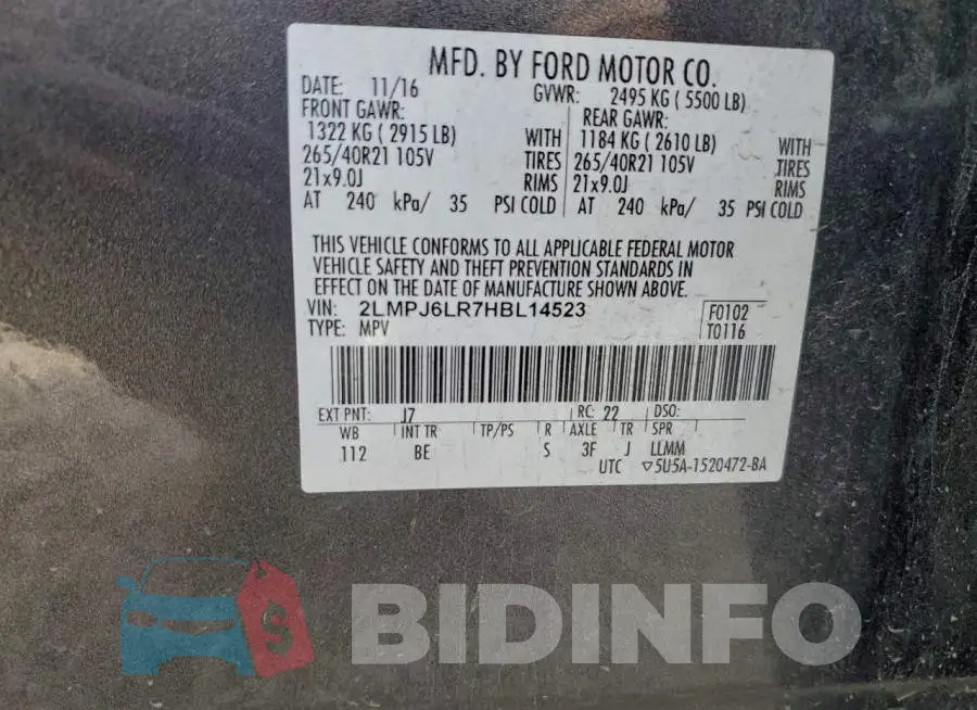 2LMPJ6LR7HBL14523 Photo# 12