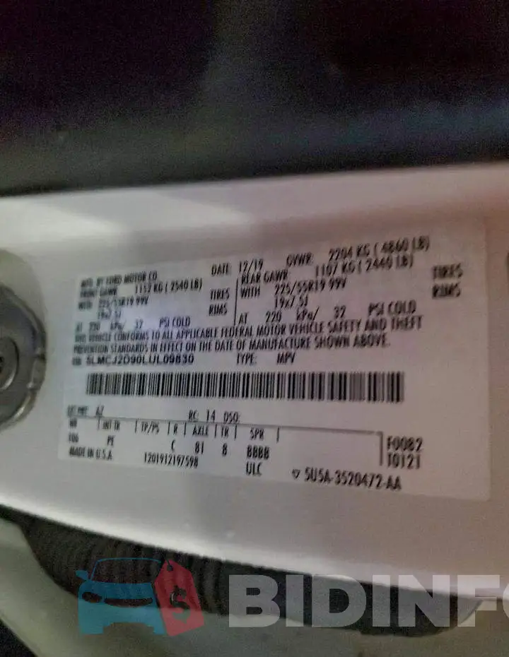 5LMCJ2D90LUL09830 Photo# 12