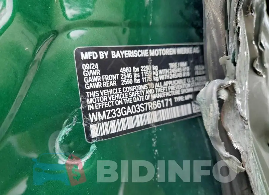 WMZ33GA03S7R66171 Photo# 13