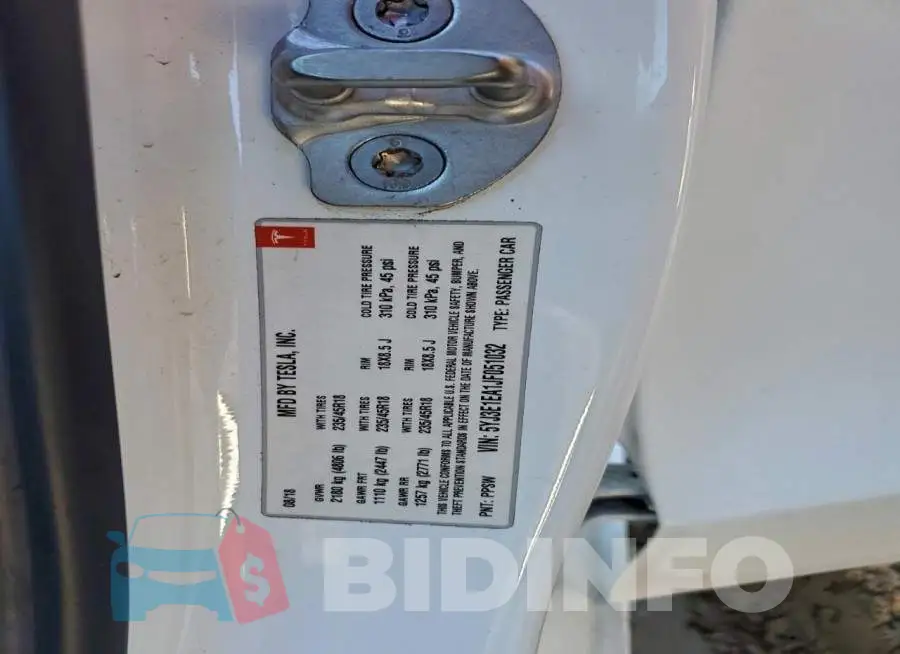 5YJ3E1EA1JF051032 Photo# 13