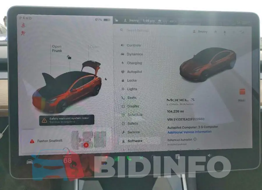5YJ3E1EA2JF022980 Photo# 9