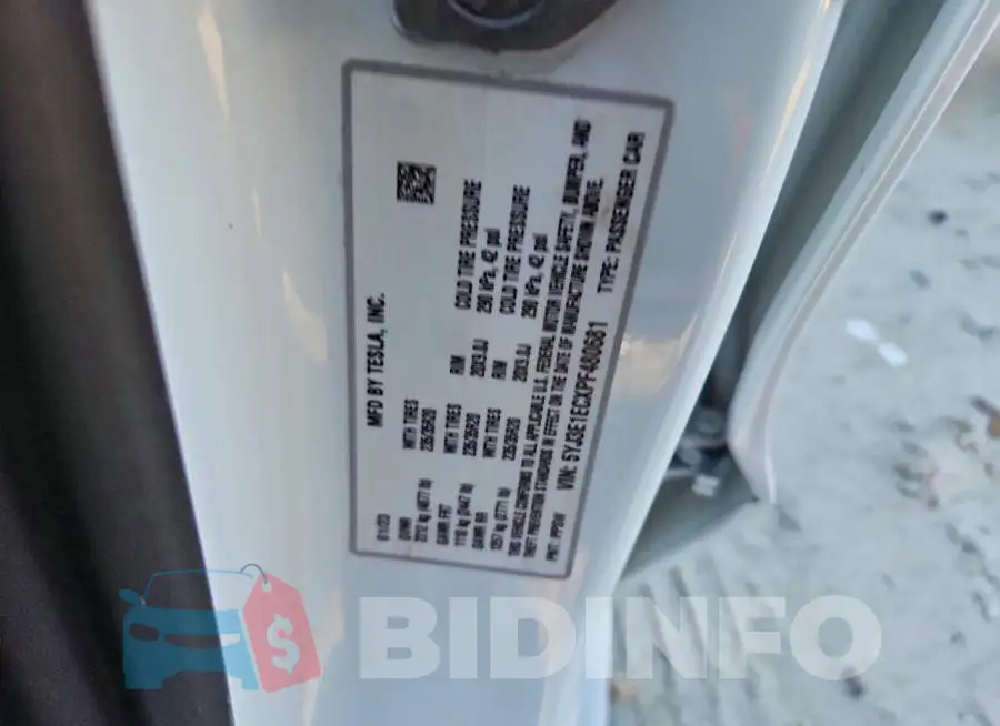 5YJ3E1ECXPF480681 Photo# 12