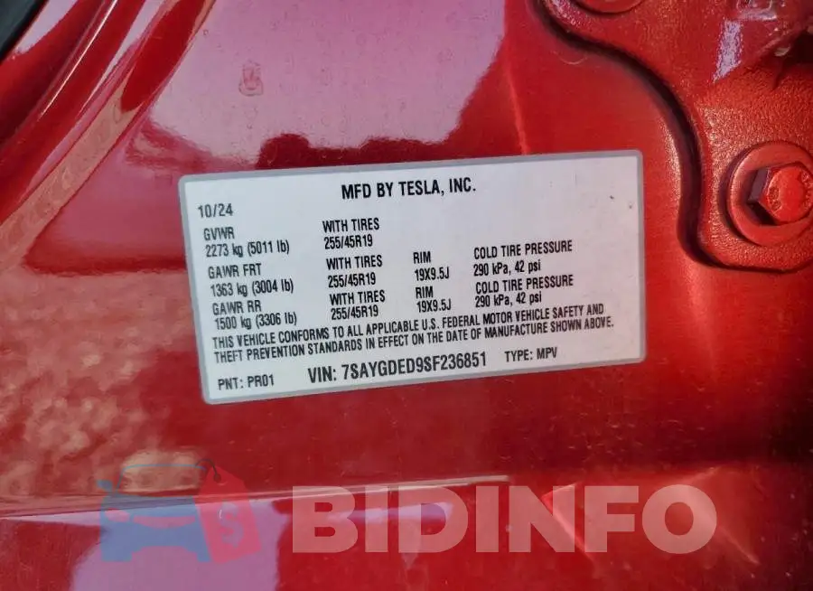 7SAYGDED9SF236851 Photo# 12