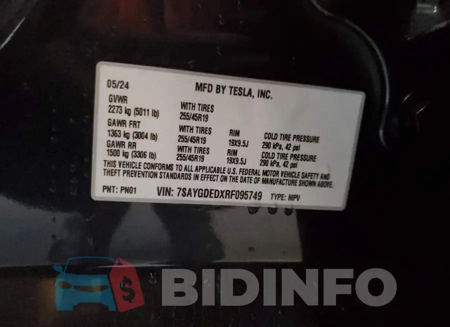 7SAYGDEDXRF095749 Photo# 13