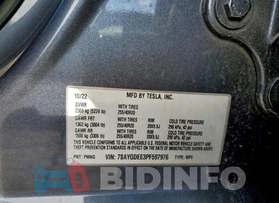 7SAYGDEE3PF597976 Photo# 14