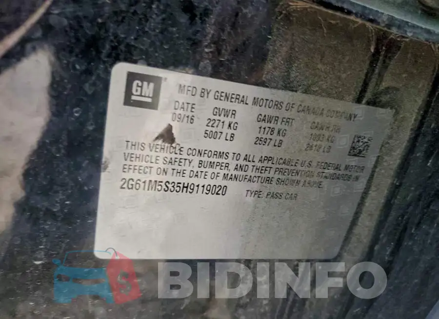 2G61M5S35H9119020 Photo# 12