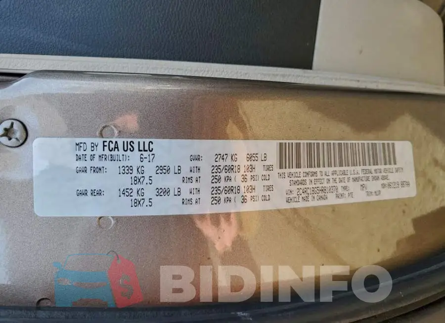 2C4RC1BG5HR810370 Photo# 13