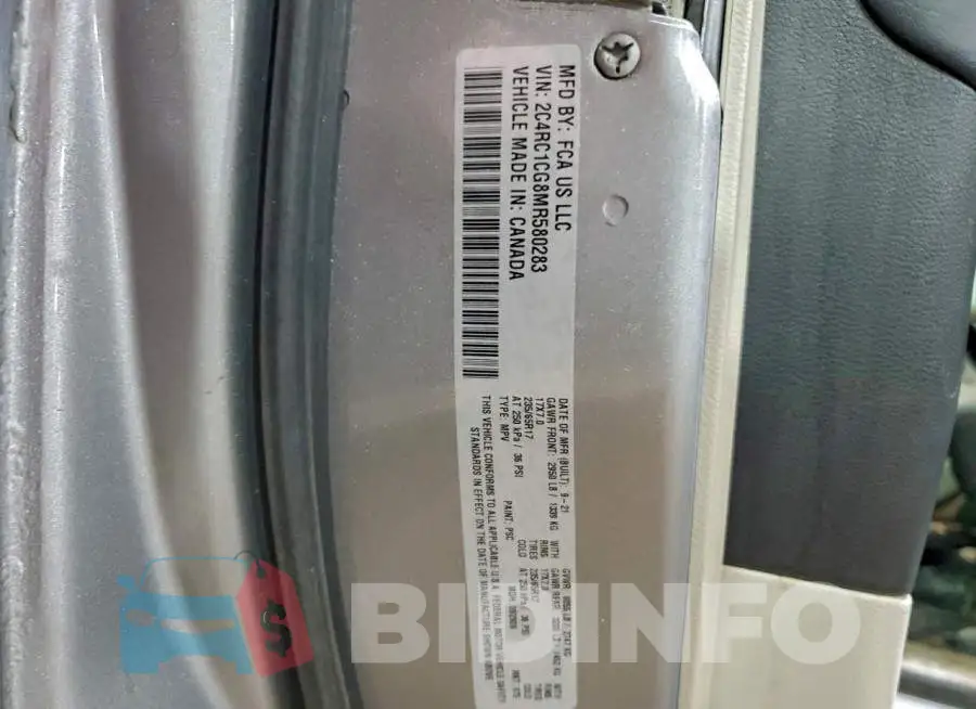 2C4RC1CG8MR580283 Photo# 14