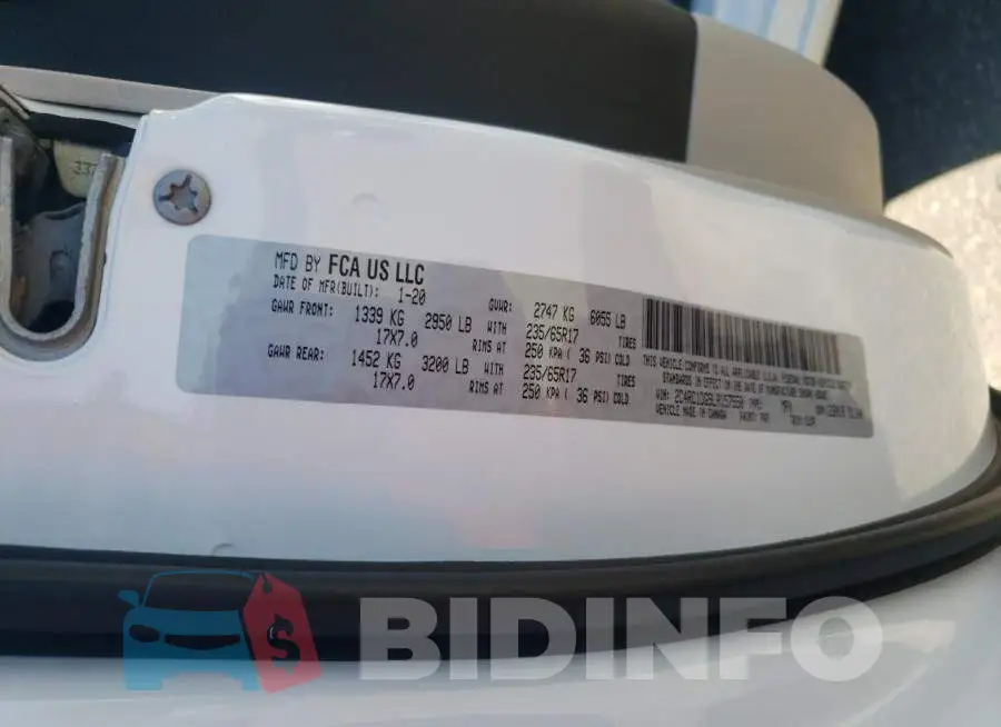 2C4RC1DG9LR157550 Photo# 13