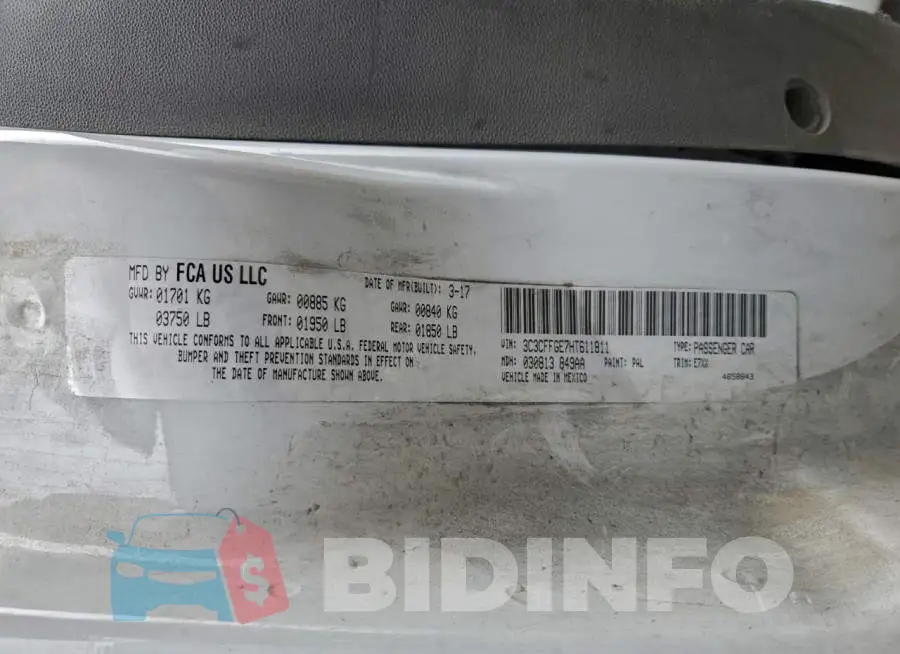 3C3CFFGE7HT611811 Photo# 12