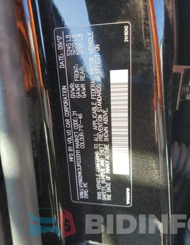 LVY982MK3JP033311 Photo# 12