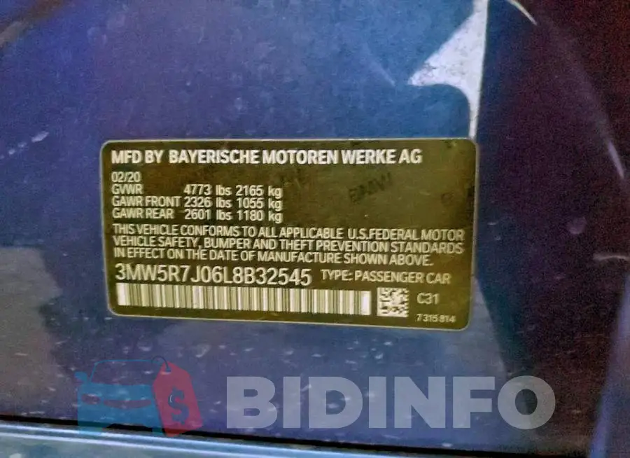 3MW5R7J06L8B32545 Photo# 12