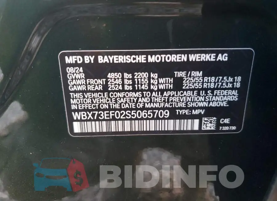 WBX73EF02S5065709 Photo# 13