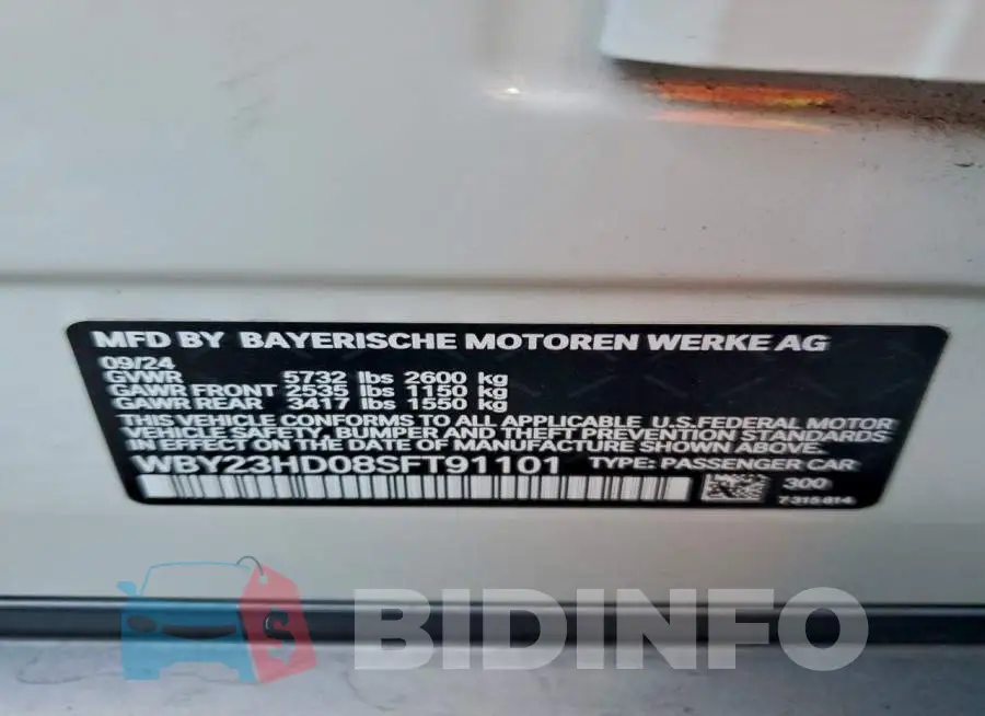 WBY23HD08SFT91101 Photo# 12