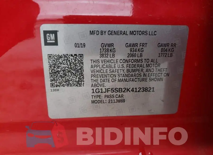 1G1JF5SB2K4123821 Photo# 12