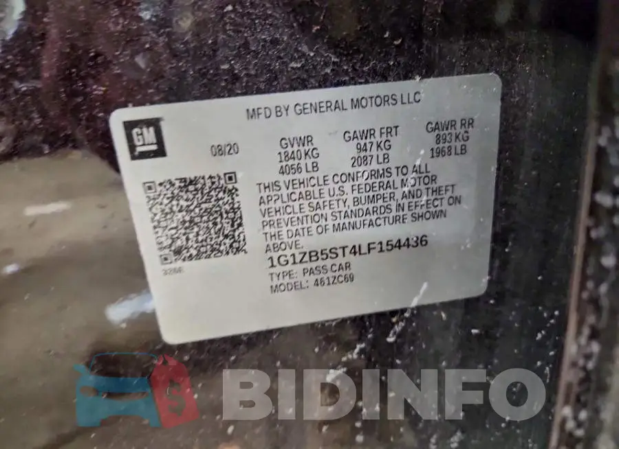 1G1ZB5ST4LF154436 Photo# 13