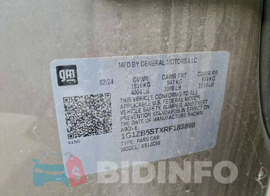1G1ZB5STXRF183898 Photo# 13