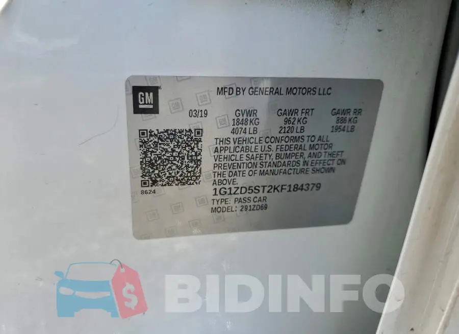 1G1ZD5ST2KF184379 Photo# 12