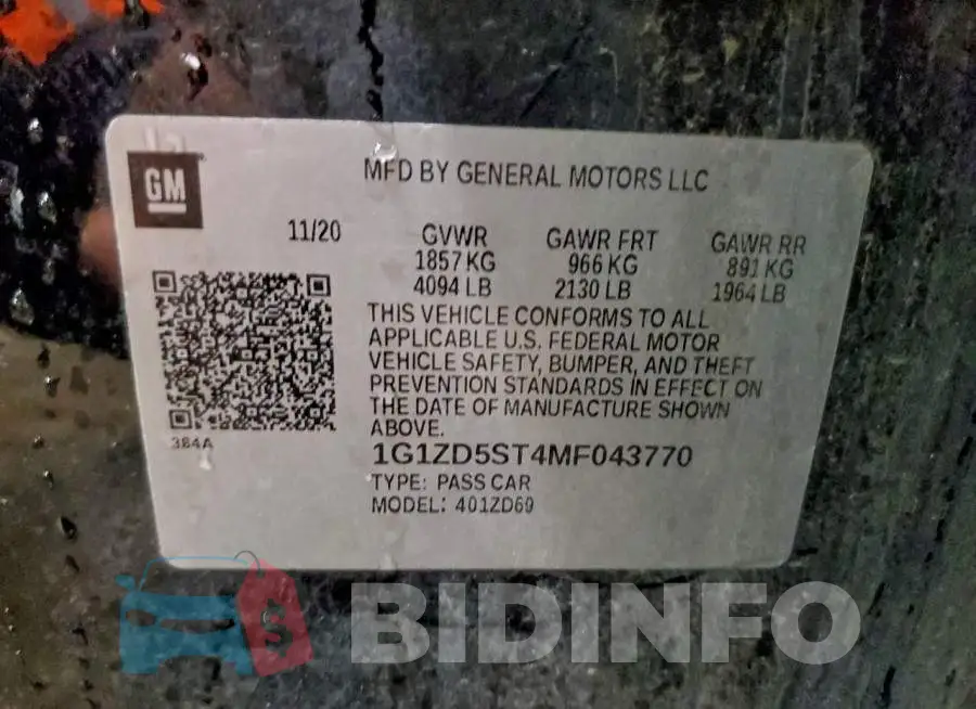 1G1ZD5ST4MF043770 Photo# 12