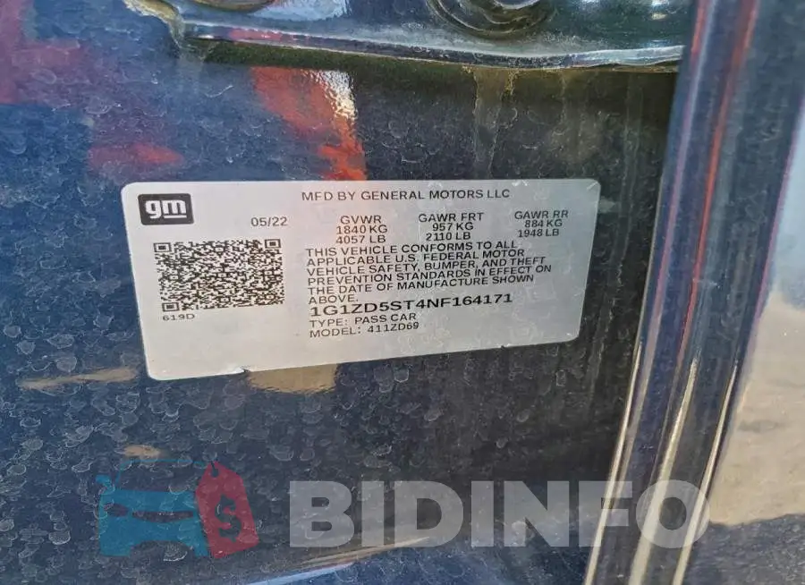 1G1ZD5ST4NF164171 Photo# 13