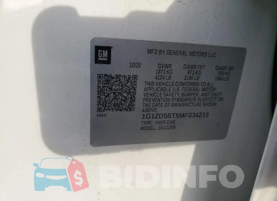 1G1ZD5ST5MF034219 Photo# 12