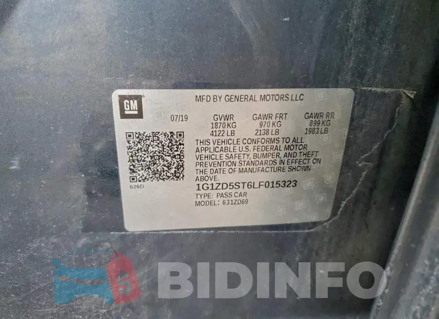 1G1ZD5ST6LF015323 Photo# 12