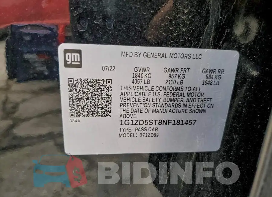 1G1ZD5ST8NF181457 Photo# 12