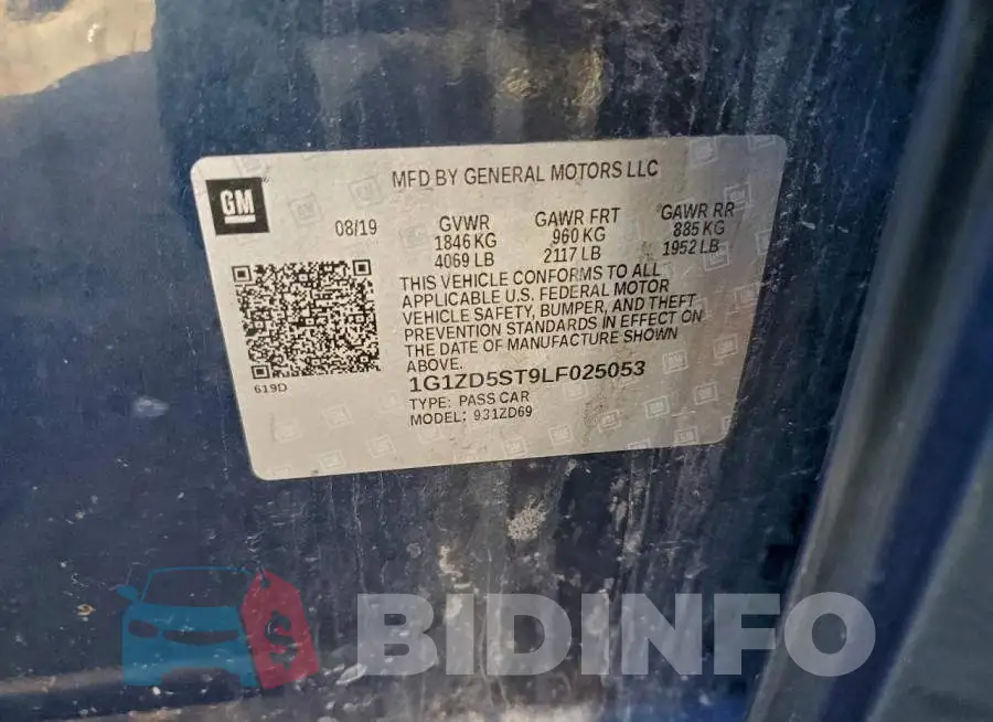 1G1ZD5ST9LF025053 Photo# 12