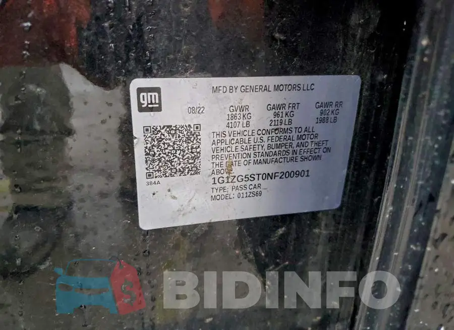1G1ZG5ST0NF200901 Photo# 12