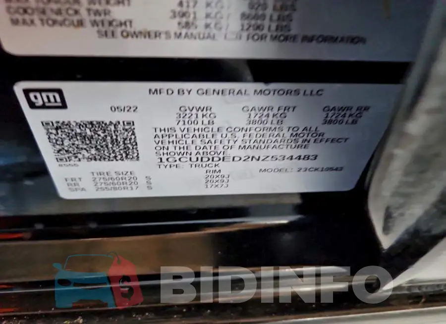 1GCUDDED2NZ534483 Photo# 13