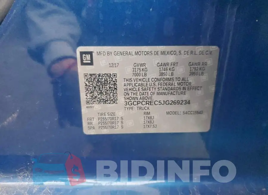 3GCPCREC5JG269234 Photo# 13