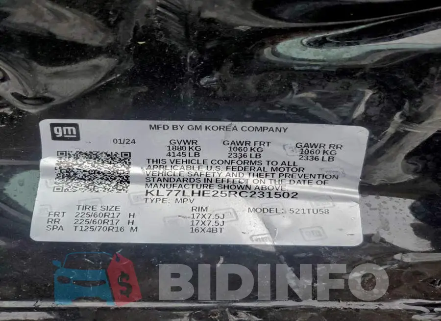 KL77LHE25RC231502 Photo# 12