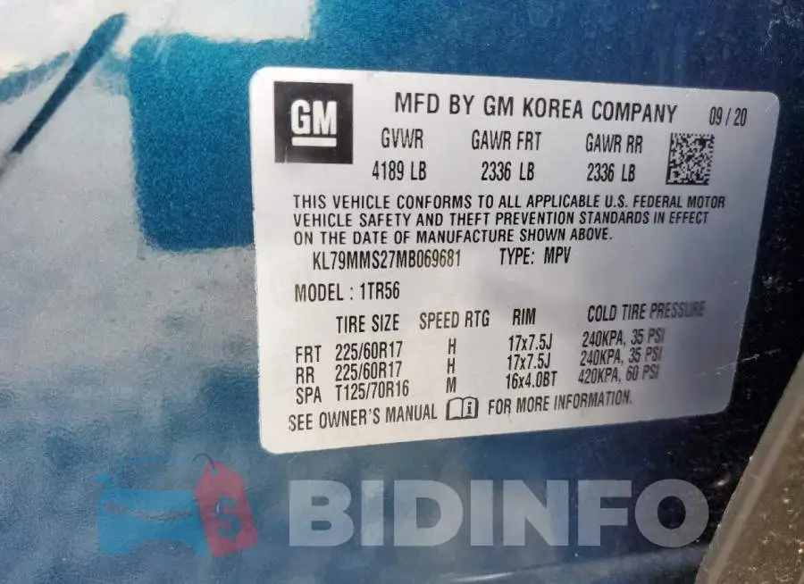 KL79MMS27MB069681 Photo# 13