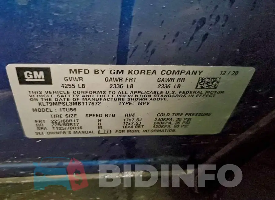 KL79MPSL3MB117672 Photo# 14