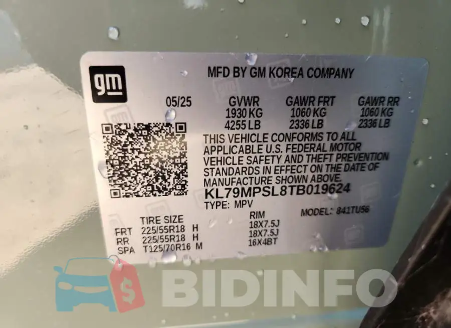 KL79MPSL8TB019624 Photo# 13