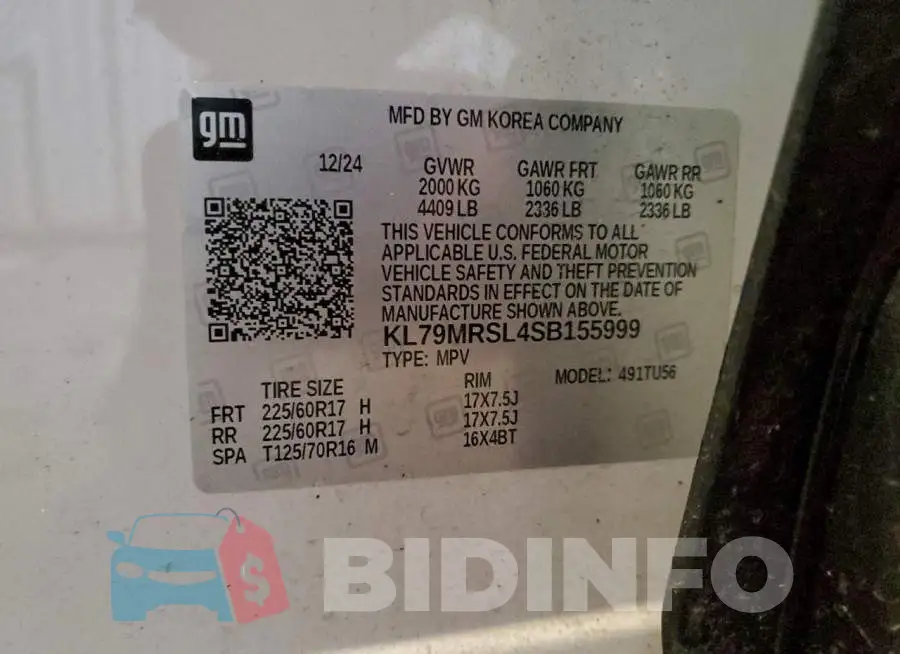 KL79MRSL4SB155999 Photo# 12