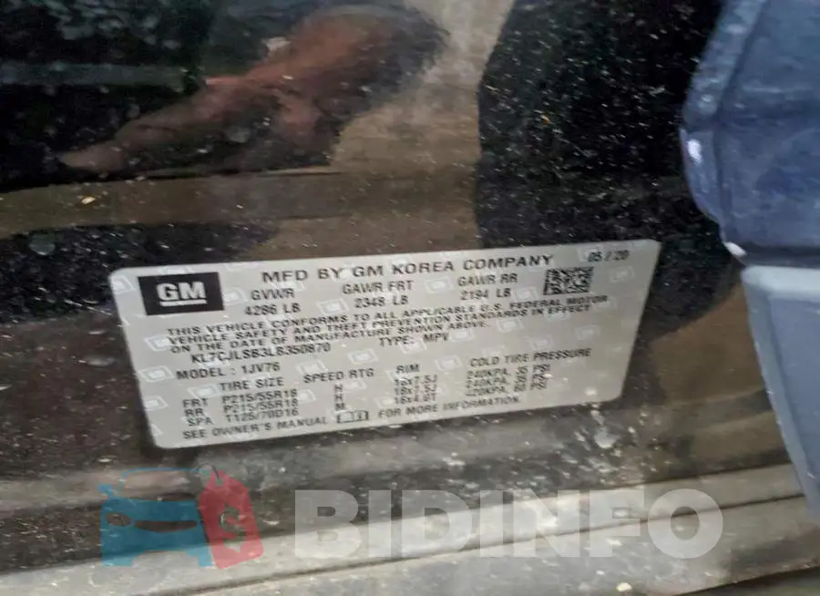 KL7CJLSB3LB350870 Photo# 13