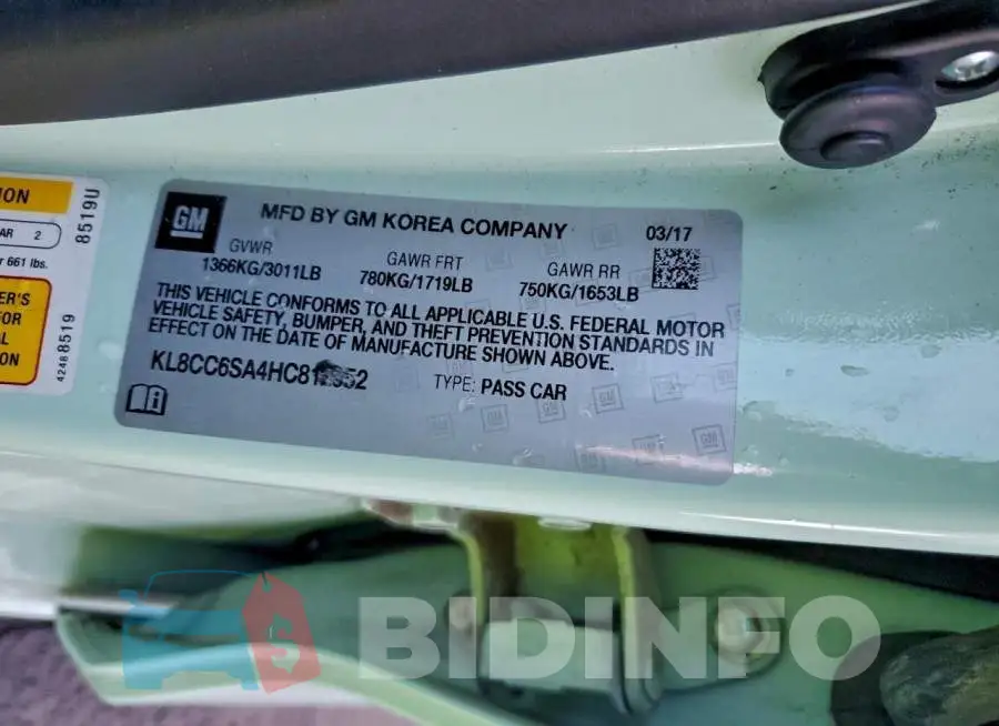 KL8CC6SA4HC812952 Photo# 14