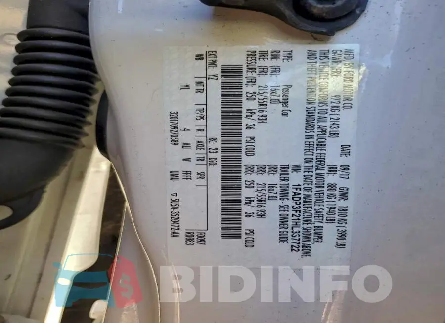 1FADP3F21HL337722 Photo# 12