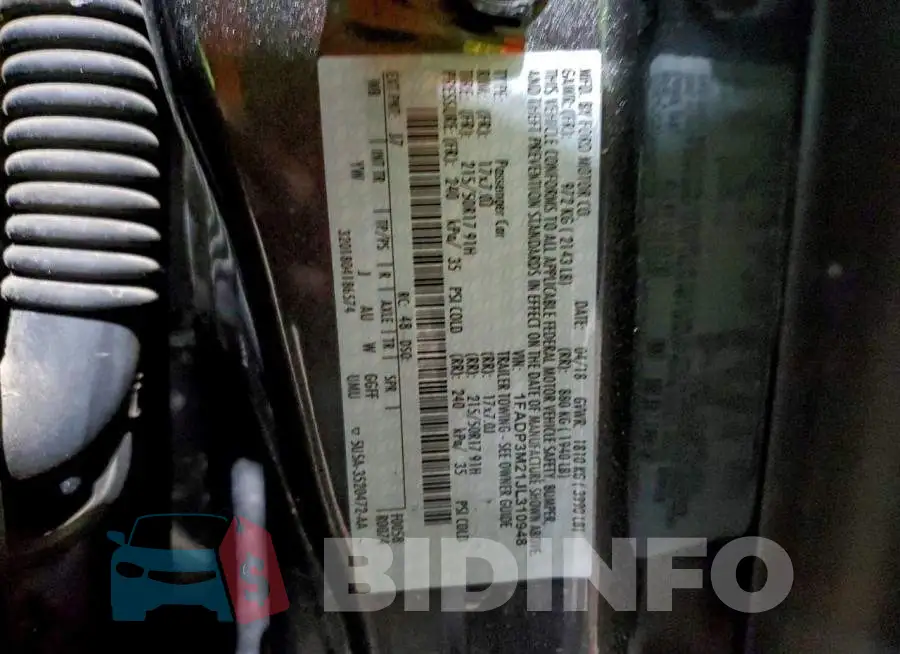 1FADP3M21JL310948 Photo# 13