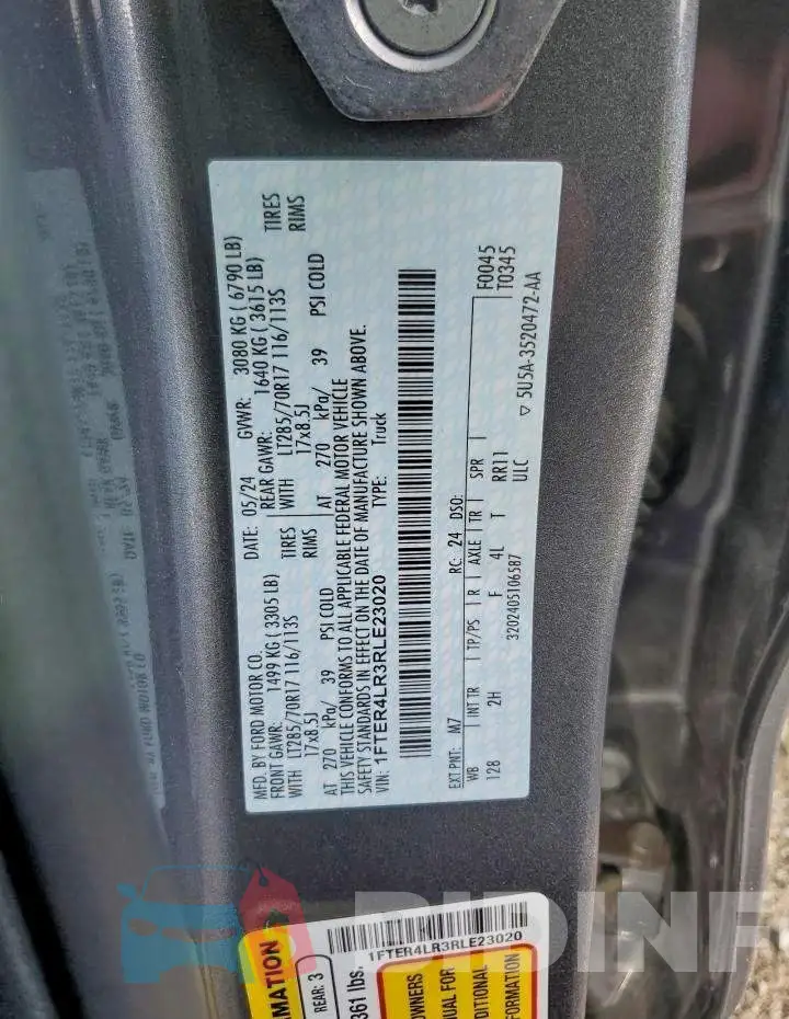 1FTER4LR3RLE23020 Photo# 12
