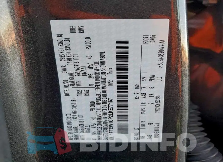 1FTEW1CP2LKE77167 Photo# 12