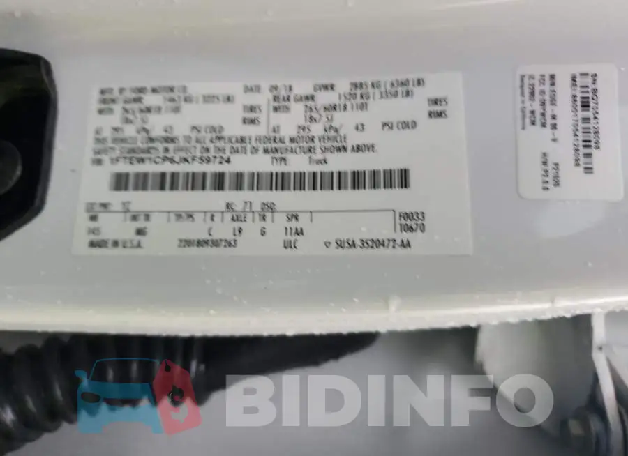 1FTEW1CP6JKF59724 Photo# 12