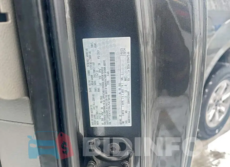 1FTEX1C59LFA73416 Photo# 10