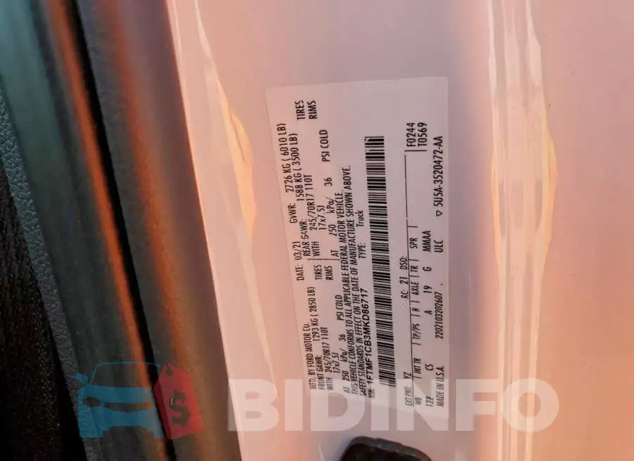 1FTMF1CB3MKD86717 Photo# 12