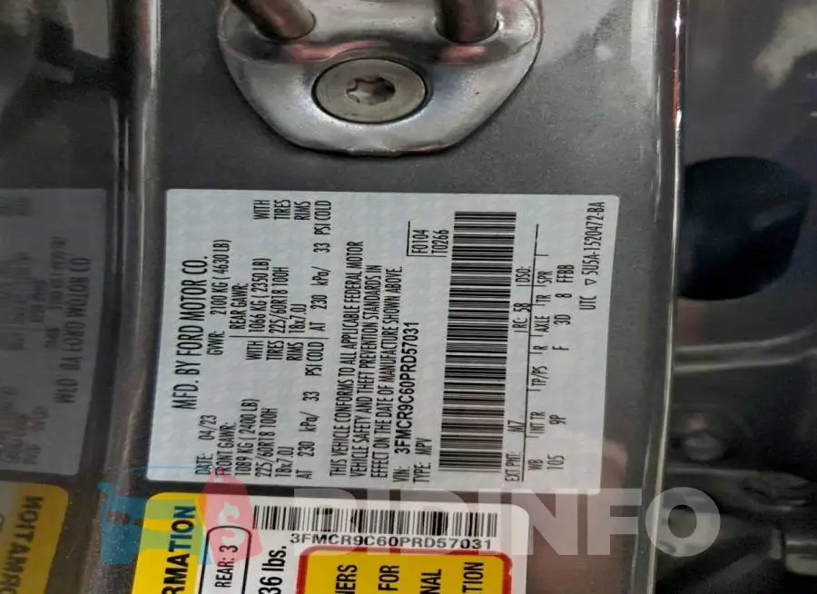 3FMCR9C60PRD57031 Photo# 14