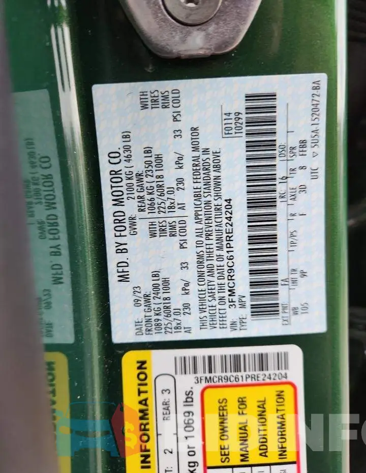 3FMCR9C61PRE24204 Photo# 13