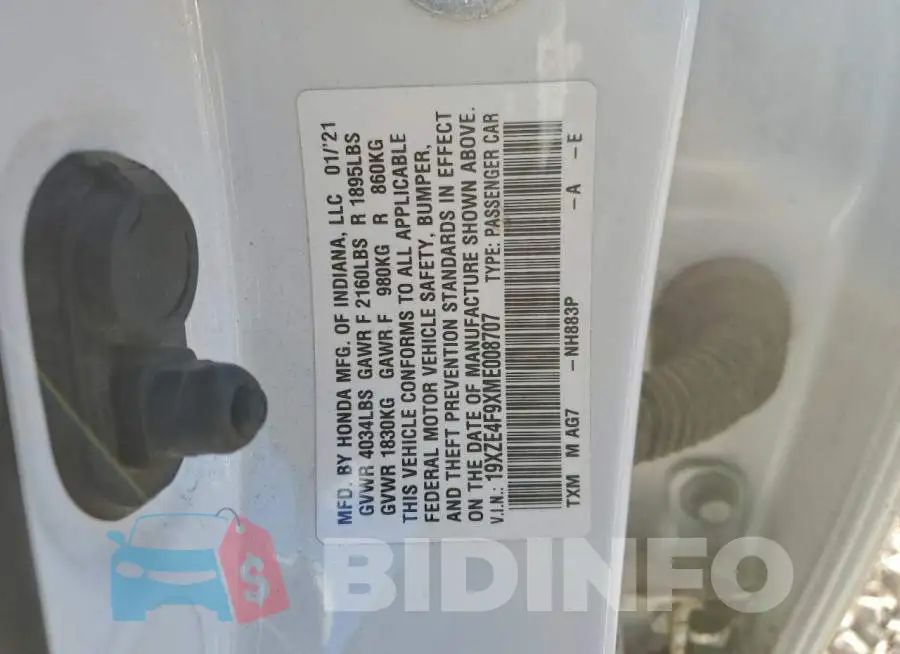 19XZE4F9XME008707 Photo# 12